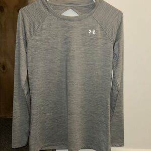 New Under Armour Women’s Long Sleeve Top Gray- Small